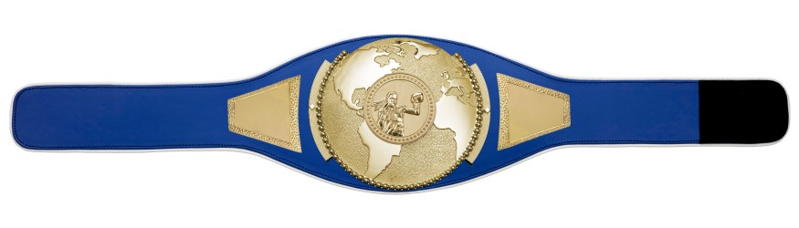 WOMEN'S BOXING CHAMPIONSHIP BELT PROGLOBE/G/FEMBOXG - AVAILABLE IN 6+ COLOURS